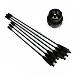 Connects UHF Female with Mobile Ground Antenna for UHF VHF Applications