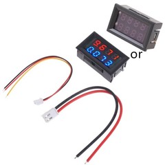 DC 100V 10A Amp Voltage Current Meter Tester 3 Bits Blue + Red Dual LED Disp
