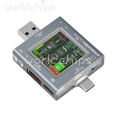 DC 0-50V 6.5A Digital Voltage Current Power Meter Tester for Cell Phone Charger