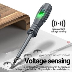AC12-220V Electrical Voltage Tester Pen Screwdriver Non-contact Power Detector;