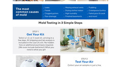2 ROOM KIT | Test Your Air! Professional Quality Mold Test Kit for Home – All Fe