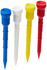 Golf Tee Tees 82mm as Bag 12 Pack – Golf Tee Plastic Colour Multicoloured…