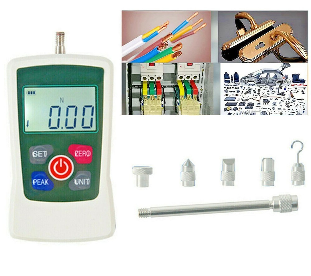 Digital Thrust Meter Force Gauge Push Pull Gauge Meter For Tape Fishing gear