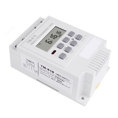 DIN Rail Timer 17 On/Off Programs Automatic Time Correction High Load Capacity