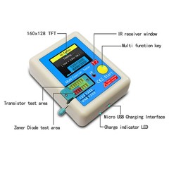 Transistor Meter -T7 Multi-Function Capacitance Resistance Tester Full Co DSO