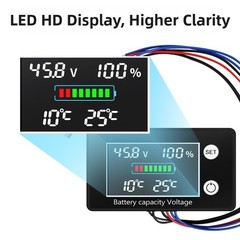 DC 10V 100V Thermostat for Voltage Display with Temperature Regulation