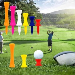 Golf Tees Plastic Golf Tees Tee Set for Driver Value 48 Piece Reusable…