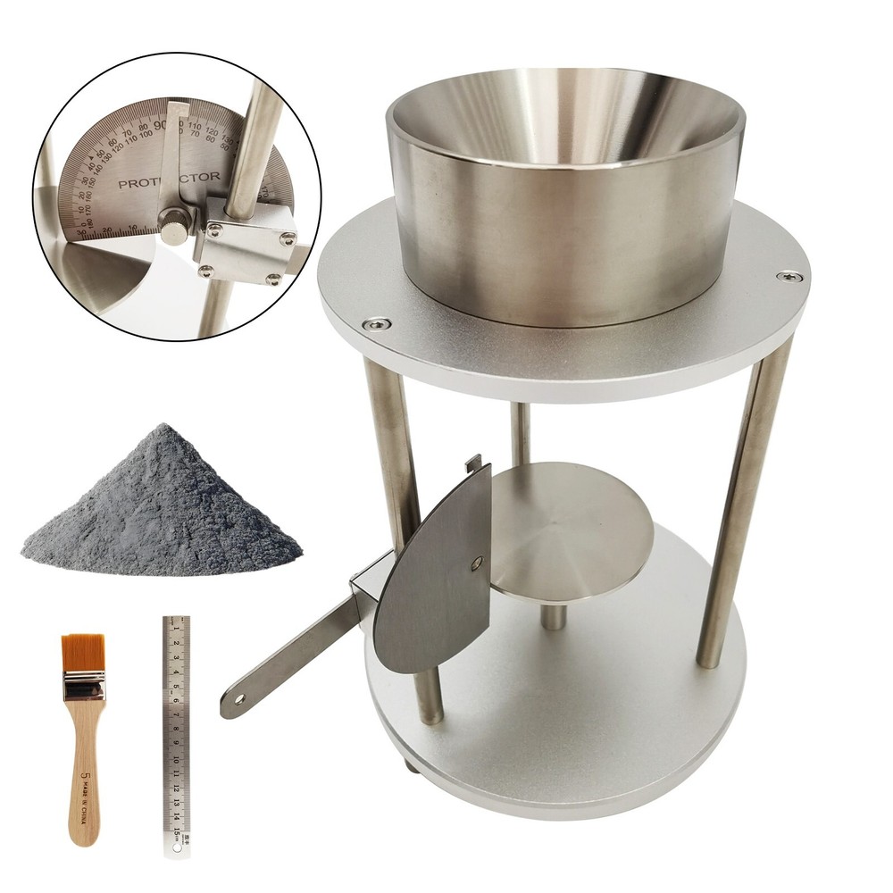 100ml Stainless Particulate Repose Angle Tester for Industrial/Food/Mineral