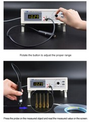 220V Testable Thin Film Four-probe Square Resistance Tester with LCD Display