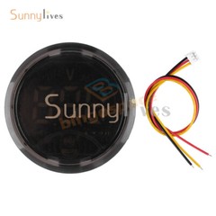 AC 50~265V DC 7-120V Voltmeter LED Digital Display Round 2/3-Wire Voltage Meter