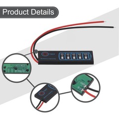 DC5-30V 12V24V Ternary Lithium Iron Phosphate Lead-Acid Level Indicator