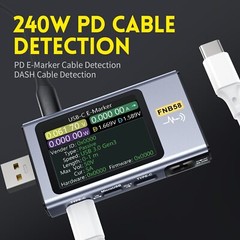 USB Tester Voltmeter Ammeter Fast Charge Detection Trigger Capacity Measurement