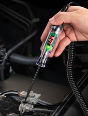 WINAMOO Automotive Test Light with 3-48V LED Digital Voltage 3V-48V, black