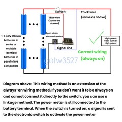 1-4S Li Battery Capacity Indicator Module Smart Button Percentage Display Module