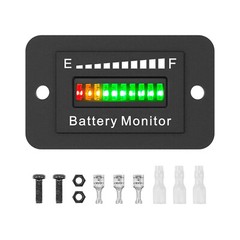 Battery Monitor 12V 24V 36V 48V 60V 72V Car Golf cart Battery Indicator Meter#1