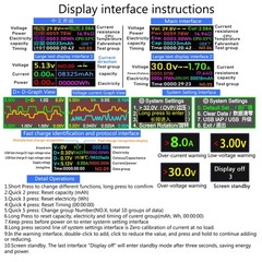 Voltage/Cur/Pwr Tester USB C Color Screen