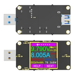 USB Tester Type-C PD 2.4″ Digital Voltmeter Ammeter Volt Trigger Durable Tool