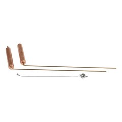 Lightweight and Portable Copper Divining Rods Set for Accurate Treasure Hunting