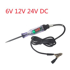 Probador De Corriente Electrica Automotriz Fusibles 6-12V Con Luz Indicadora New