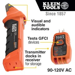 Klein Tools ET310 AC Circuit Breaker Finder, Electric and standart, Orange