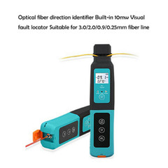 Fiber Optic Identifier With 10MW Visual Fault Locator 0.25 -3.0 Mm Fiber Lines B