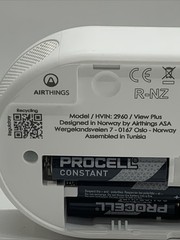 Airthings 2960 View Plus – Battery Powered Radon & Air Quality Monitor PM, CO2