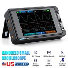 3.5″FNIRSI DS215H Handheld Oscilloscope 50MHz 2-Channel Digital Signal Generator