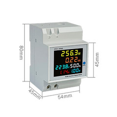 Digital Single Phase Energy Meter Tester Electricity Usage Monitor AC 110V 40V
