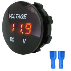 Robust Waterproof Volt Meter for Car Motorcycle Battery Testing Applications