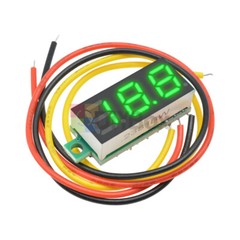 Lot 1-10X DC 0-100V 0.28″ 3-Digital Voltmeter Green LED Volt Panel Meter 3-Wires