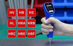 Portable Ultrasonic Hardness Tester with Hardness Scales HV/HRC/HRB/HRA/HS/HL/HB