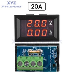 DC7-100V 20A 50A Digital Voltage Current Tester 0.28″ 3-Digit Dual LED Display