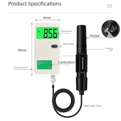 Water Quality PH Meter Digital Tester with Backlight for Drinking Water Use