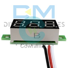 5PCS 0.36″ LED Panel Voltage Meter 3Digit 3 Wires Display Voltmeter DC 0-30V