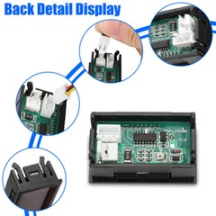 5/10Pcs DC 100V 10A Digital Voltmeter Ammeter LED Amp Volt Meter Current Gauge