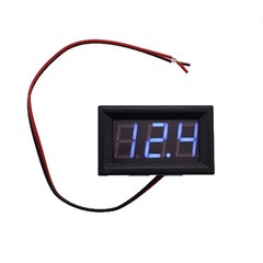 6Pcs DC 4.5-30V Blue LED 3Digital Display Voltage Meter Voltmeter Panel