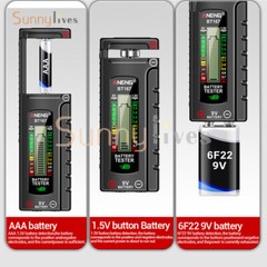 ANENG Multifunctional Digital Battery Testers Detector for AA/AAA/C/D/9V/21700