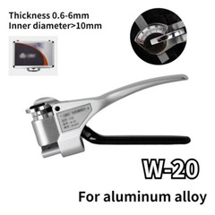 Durometer 0.6-6mm W-20 Aluminum Alloy Metal Test Tool Webster Hardness Tester