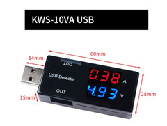 Keweisi KWS-V10,V20 USB Tester Voltage Current Power Energy Capacity Meter