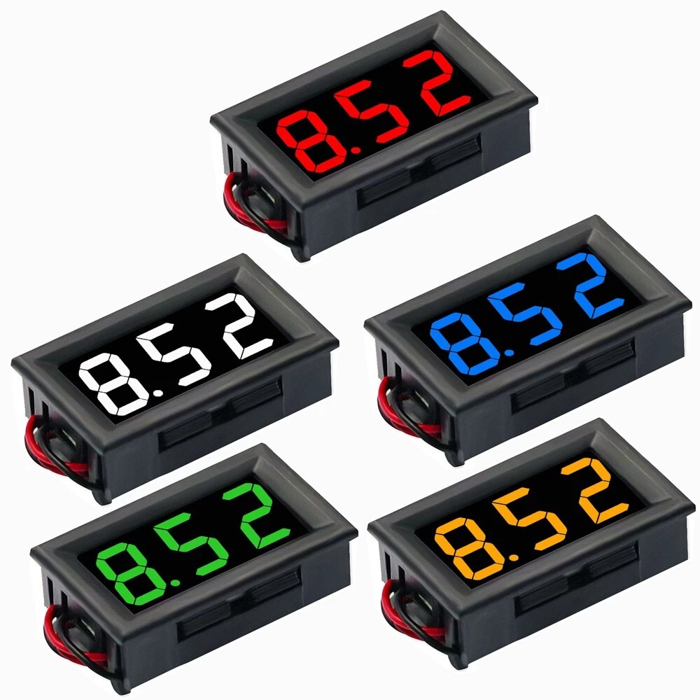 Digital Voltmeter DC 4,5 V bis 30V Digital Voltmeter Spannung Panel Meter