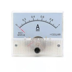DC Ammeter 50uA-30A/5V-300V DC Voltmeter 85C1Analog Panel Meter 65x56mm