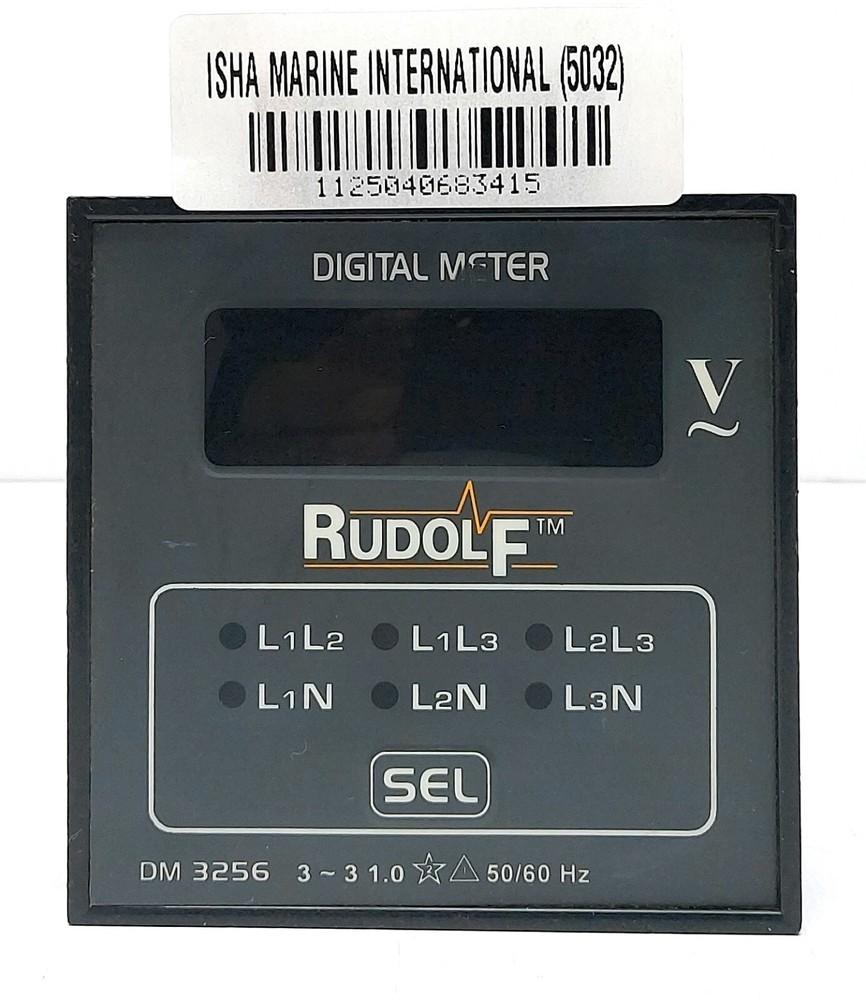 Rudolf DM 3256 3~3 1.0 50/60 Hz Digital Meter