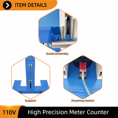 110V High-Precision Wire Length Meter 1-30mm Diameter for Cable Production Lines