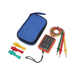 3 Phase Rotation Meter AC 60-600V Digital Tester SM852B ABS Clips Factory