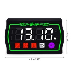 for DC 9V-24V Voltage Panel Meter for Motorcycle 4 in 1/5 in 1 Waterproof Voltme