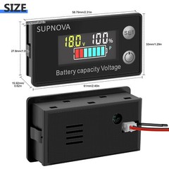 Battery Monitor12v 24v 36v 48v 60v 72v ,Car Golf cart Battery Indicator Meter US