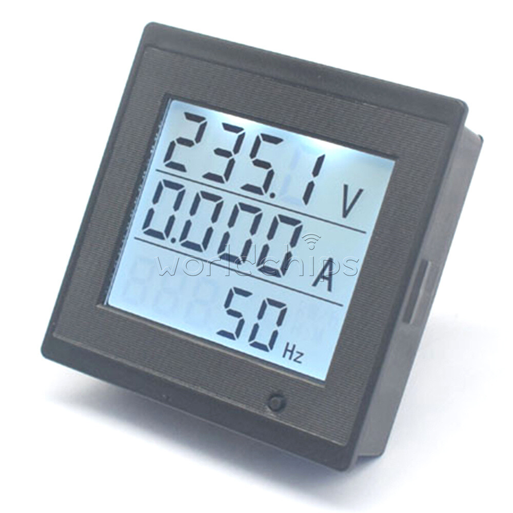 AC80-300V 0-20A Digital Multi-Function Energy Meter Voltage Current Power Meter