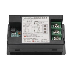 DC 4.5-100V Digital Volt/Amp Meter with LED Display for Automotive & DIY Use
