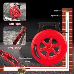 30M Underground Pipe Blockage Locator – Waterproof Tool for Metal & PVC Pipes