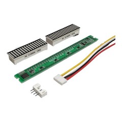 32-Segment Audio Level Indicator PCB with Adjustable Fall/Rise Settings